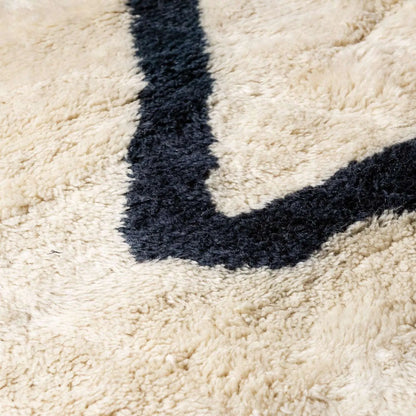 Treasure Map - Luxury Shag Moroccan Rug Benisouk