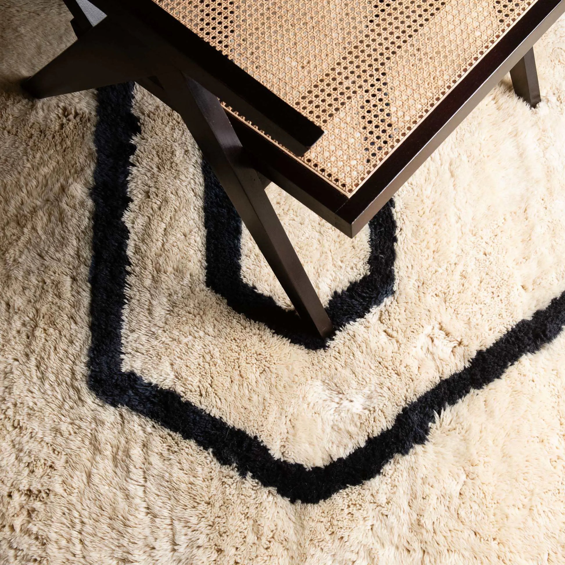 Treasure Map - Luxury Shag Moroccan Rug Benisouk