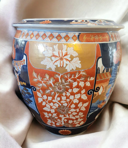Pair of Japanese porcelain fishbowls Home Crush