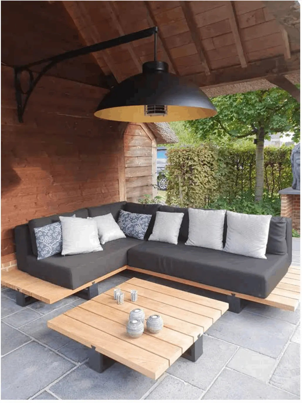 Dome Bow Bracket Outdoor Heater by Heatsail