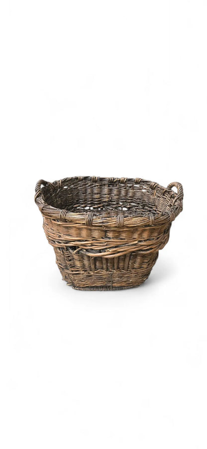 Antique Vintner Basket Home Crush