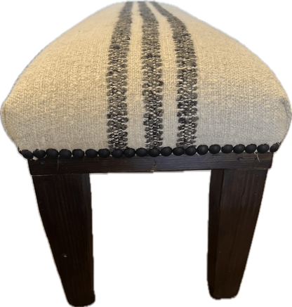 Antique Jacobean Low Foot Stool