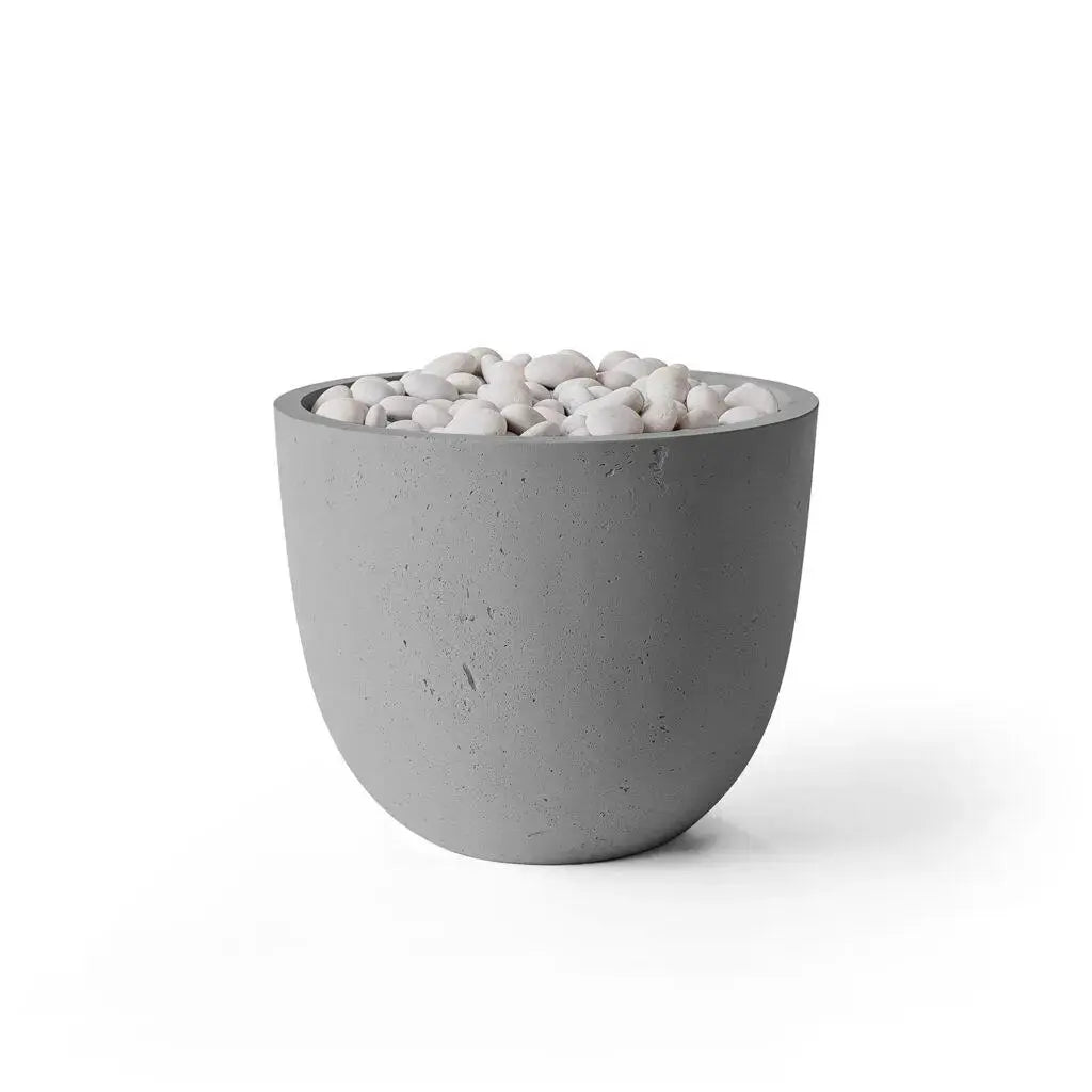Element 20.5" Lightweight Concrete Outdoor Fire Pit Home Crush