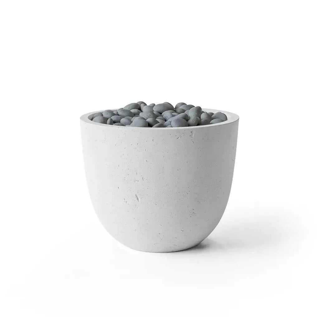 Element 20.5" Lightweight Concrete Outdoor Fire Pit Home Crush