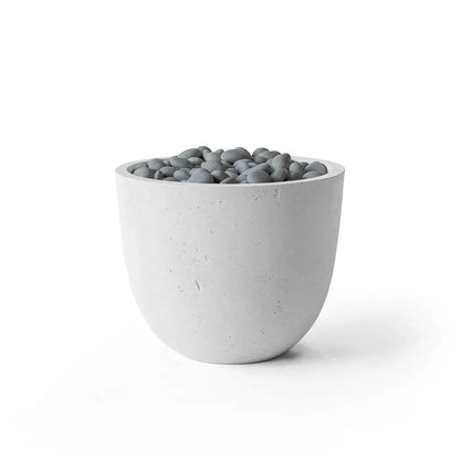 Element 20.5" Lightweight Concrete Outdoor Fire Pit Home Crush