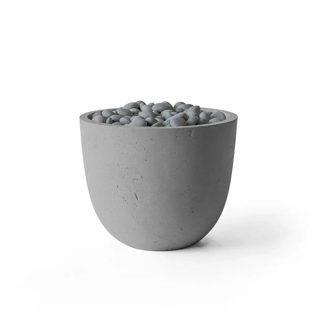 Element 20.5" Lightweight Concrete Outdoor Fire Pit Home Crush