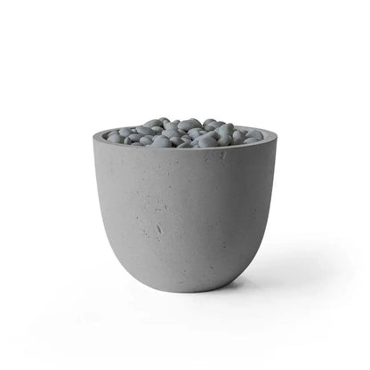 Element 20.5" Lightweight Concrete Outdoor Fire Pit Home Crush