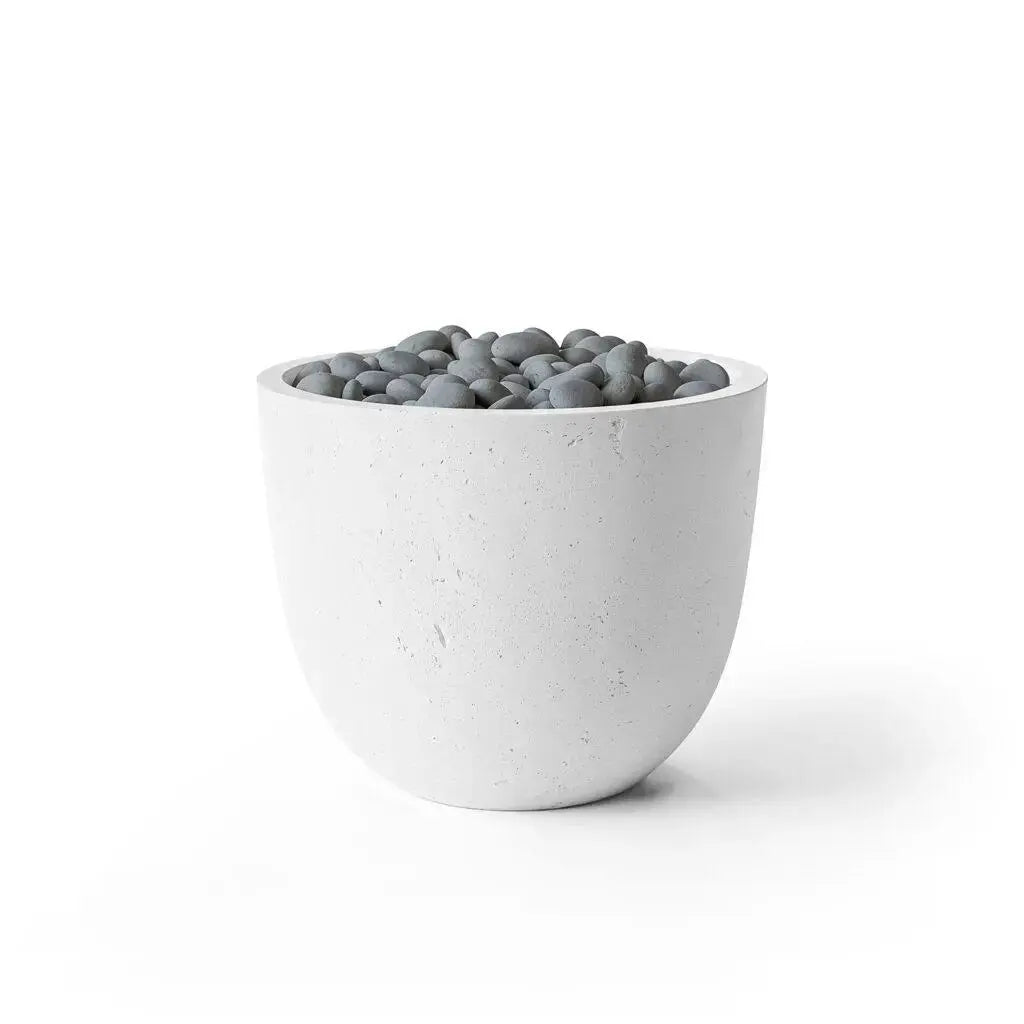 Element 20.5" Lightweight Concrete Outdoor Fire Pit Home Crush