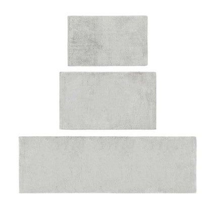 Luxury Feather Touch Reversible Bath Rug, Grey Olliix
