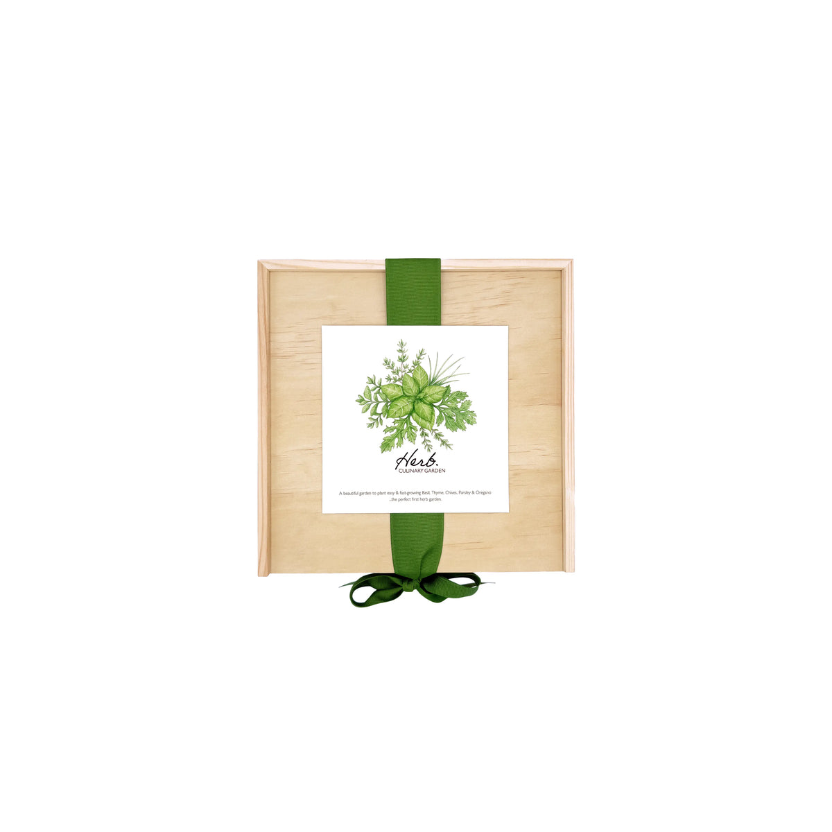 NEW Culinary Herb Garden Box | Thoughtful Summer Herb Kit Potting Shed Creations, Ltd.