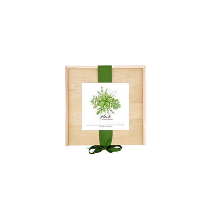 NEW Culinary Herb Garden Box | Thoughtful Summer Herb Kit Potting Shed Creations, Ltd.