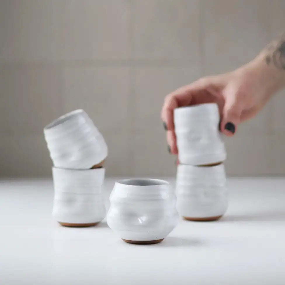 Artist Choice Little Sippers | Handmade Pottery Shot Cup Gravesco Pottery