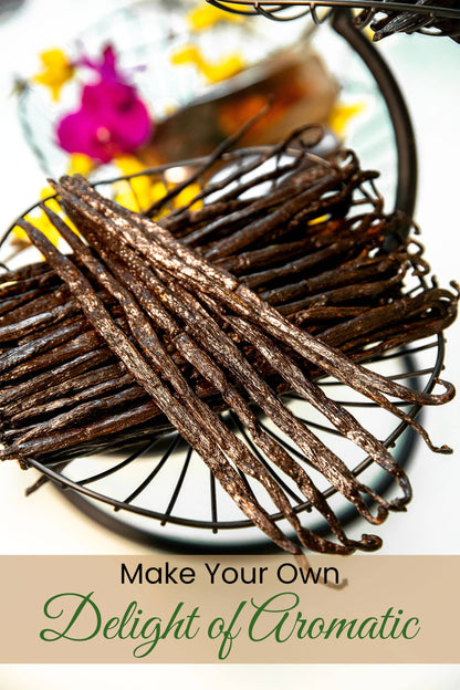 25 Organic Madagascar Vanilla Beans | Grade A Bourbon Aloka Vanilla LLC