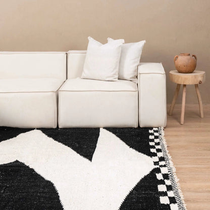 Alya - Flatweave Moroccan rug Benisouk