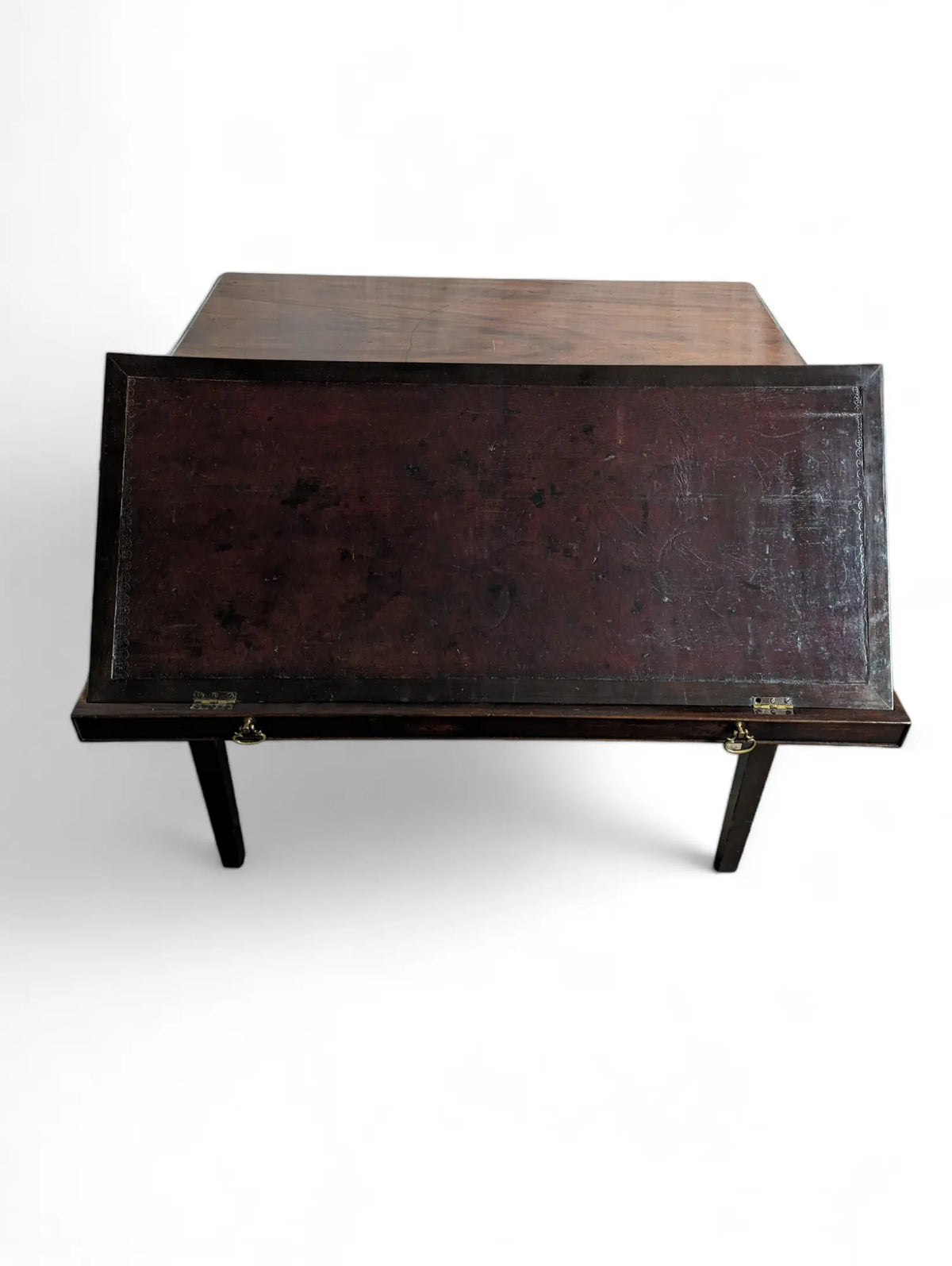Antique Late Georgian Mahogany Architects desk Home Crush