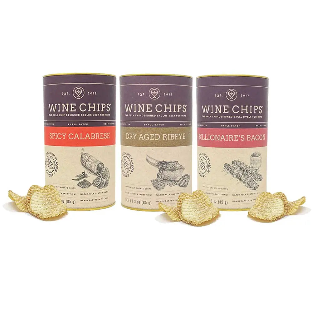 3 OZ. CHARCUTERIE COLLECTION of 3 Wine Chips