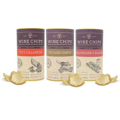 3 OZ. CHARCUTERIE COLLECTION of 3 Wine Chips