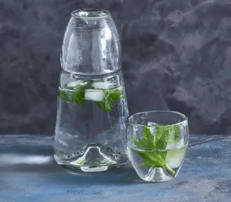 Pebbled Bedside Carafe Set Home Crush