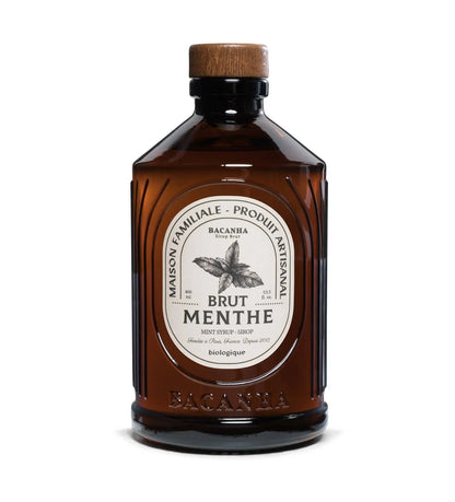 Raw Mint Syrup - Organic - 400ml Bacanha