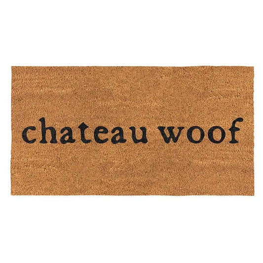 Large Doormat - Chateau Woof Santa Barbara Design Studio by Creative Brands