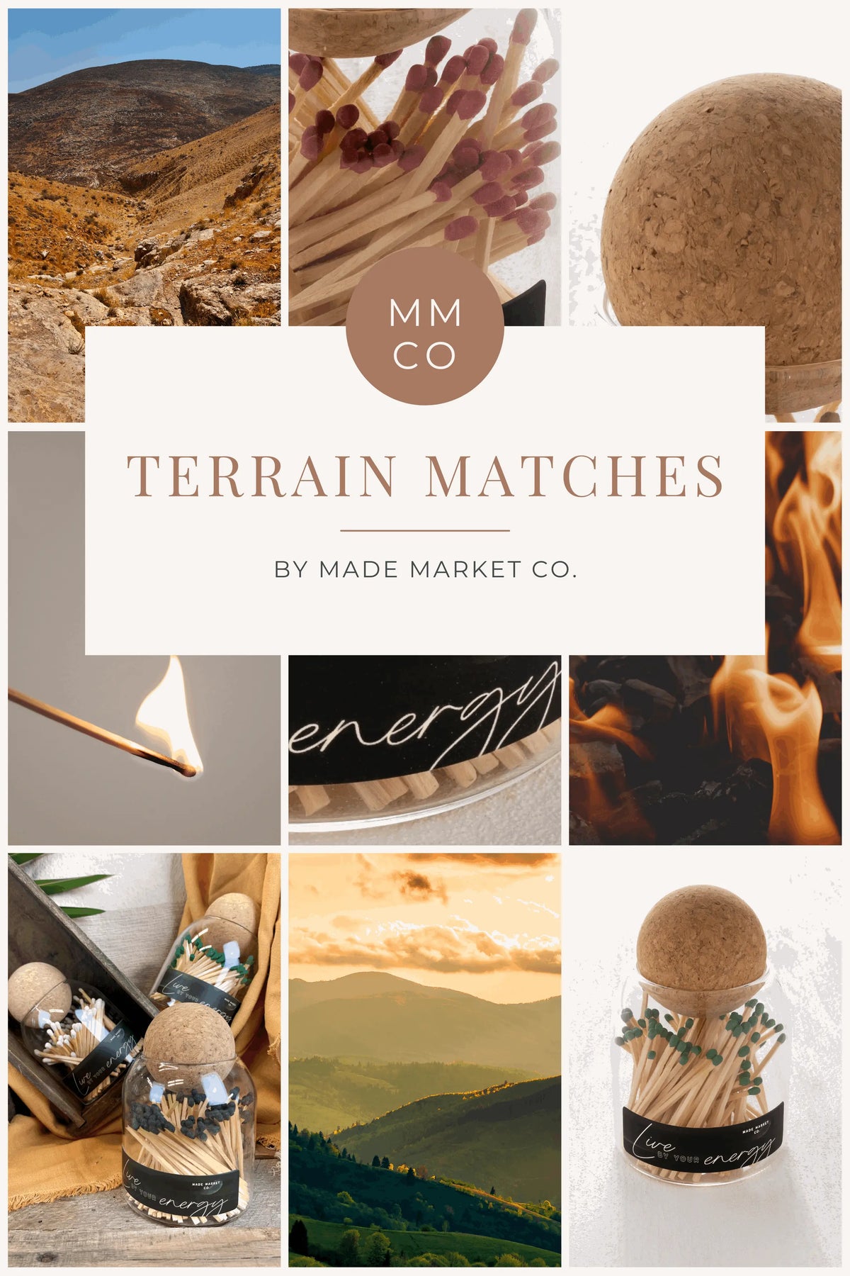 Terrain Black Matches Made Market Co.