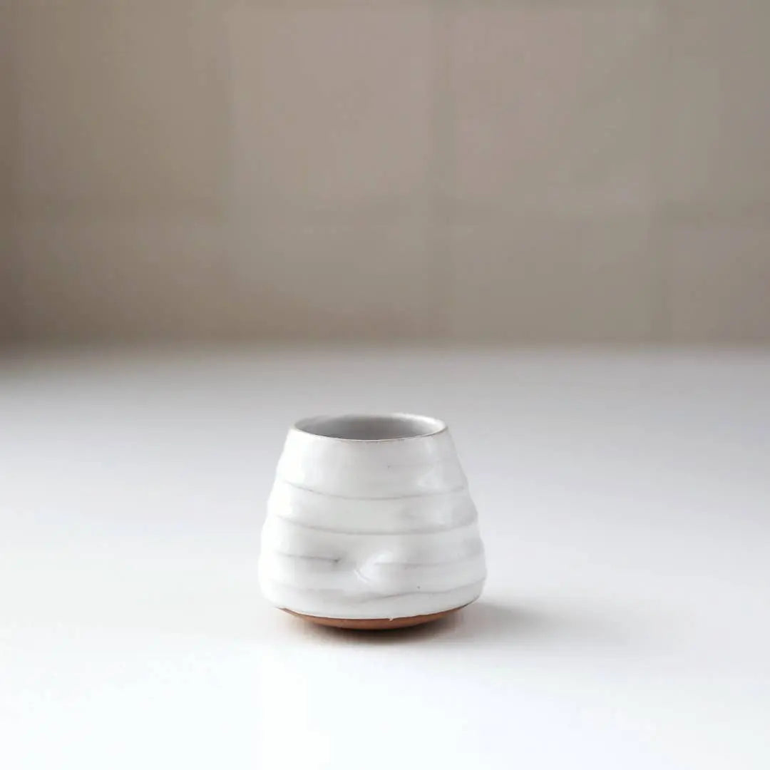 Tipsy Tumbler - White - The cocktail sipper for fidgeting Gravesco Pottery