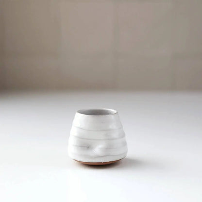 Tipsy Tumbler - White - The cocktail sipper for fidgeting Gravesco Pottery