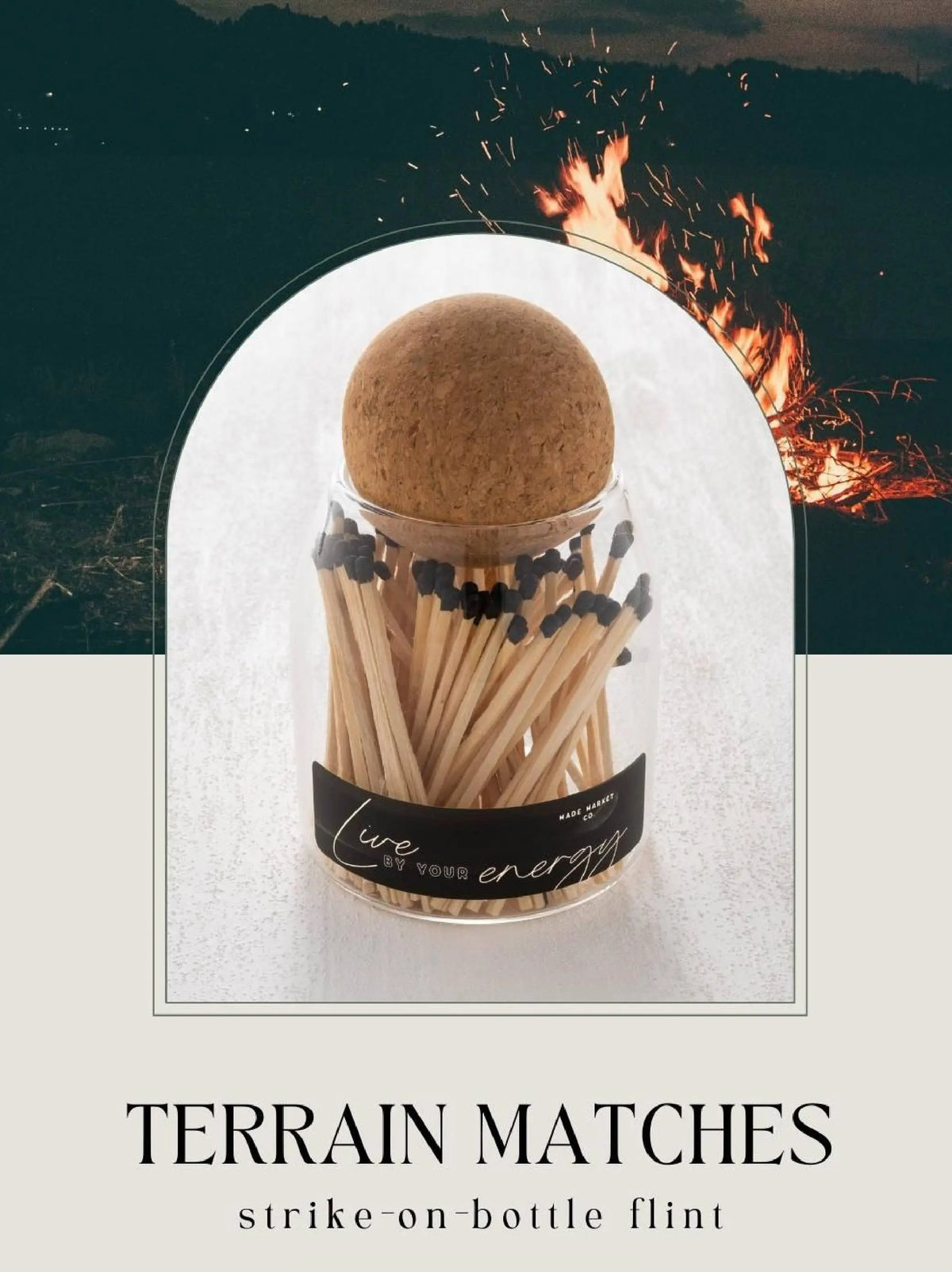 Terrain Black Matches Made Market Co.