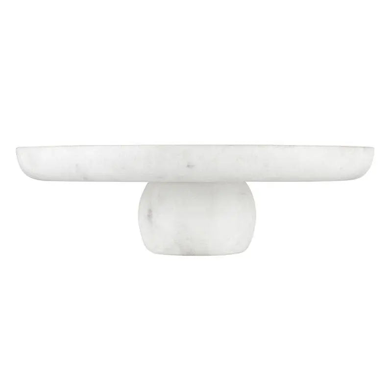 Marble Round Pedestal - 12" Santa Barbara Design Studio by Creative Brands