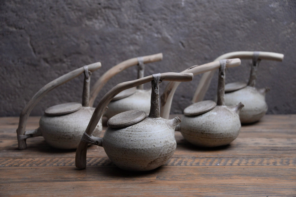 Earthling Collection CONNECT Teapot — handmade stoneware LAIMA CERAMICS (SIA Radosa Apvieniba Spares)