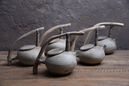 Earthling Collection CONNECT Teapot — handmade stoneware LAIMA CERAMICS (SIA Radosa Apvieniba Spares)