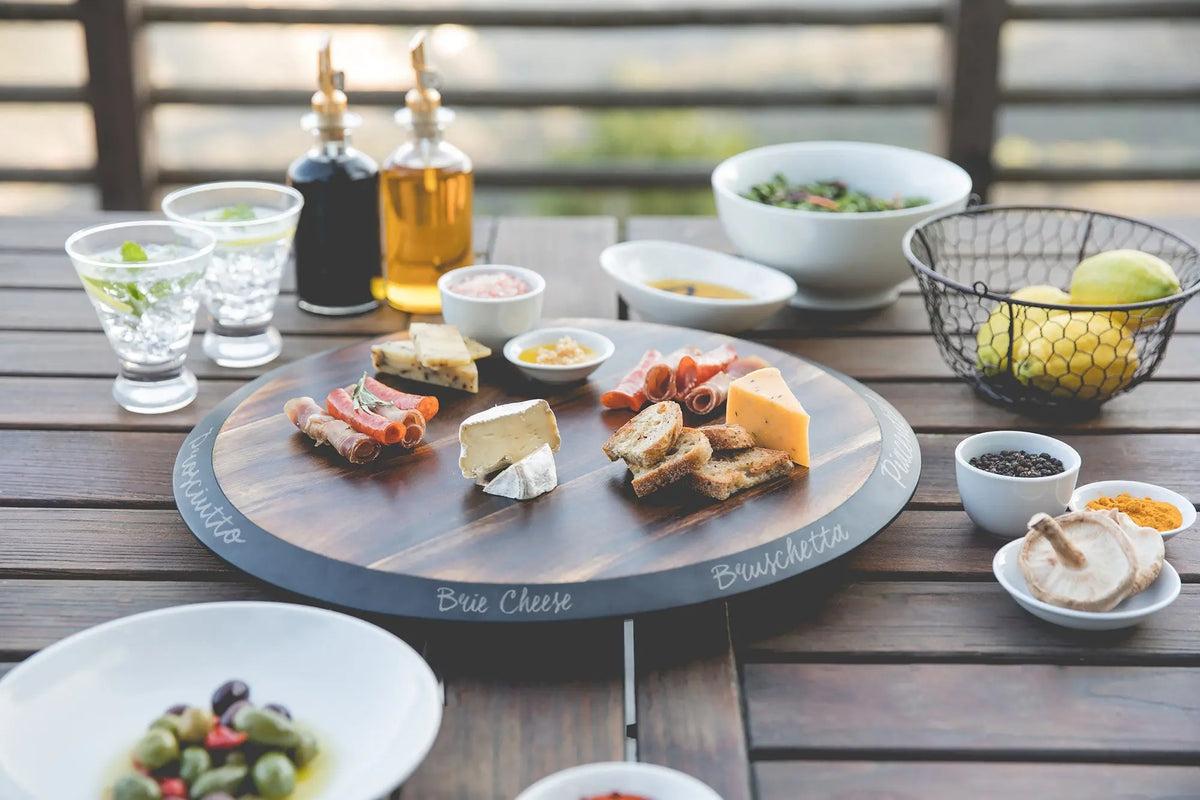 Lazy Susan Serving Tray Picnic Time Family of Brands