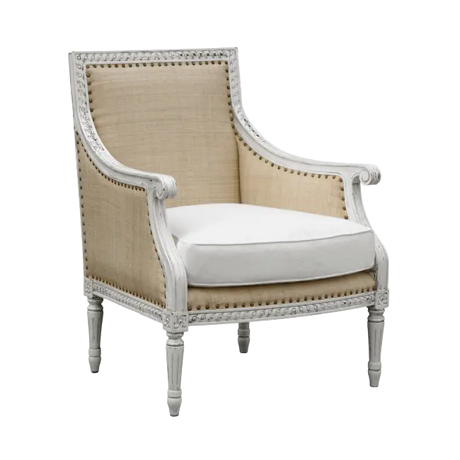 Hanna Chair White Platinum