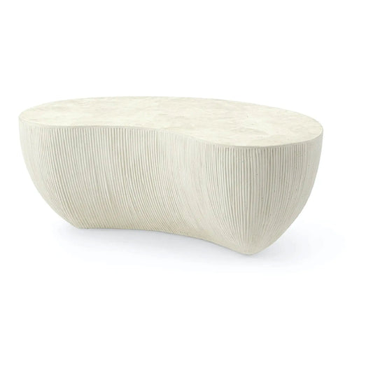 Calanova Outdoor Coffee Table Small in White Bernhardt