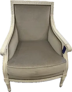 Hanna Chair White Platinum Home Crush