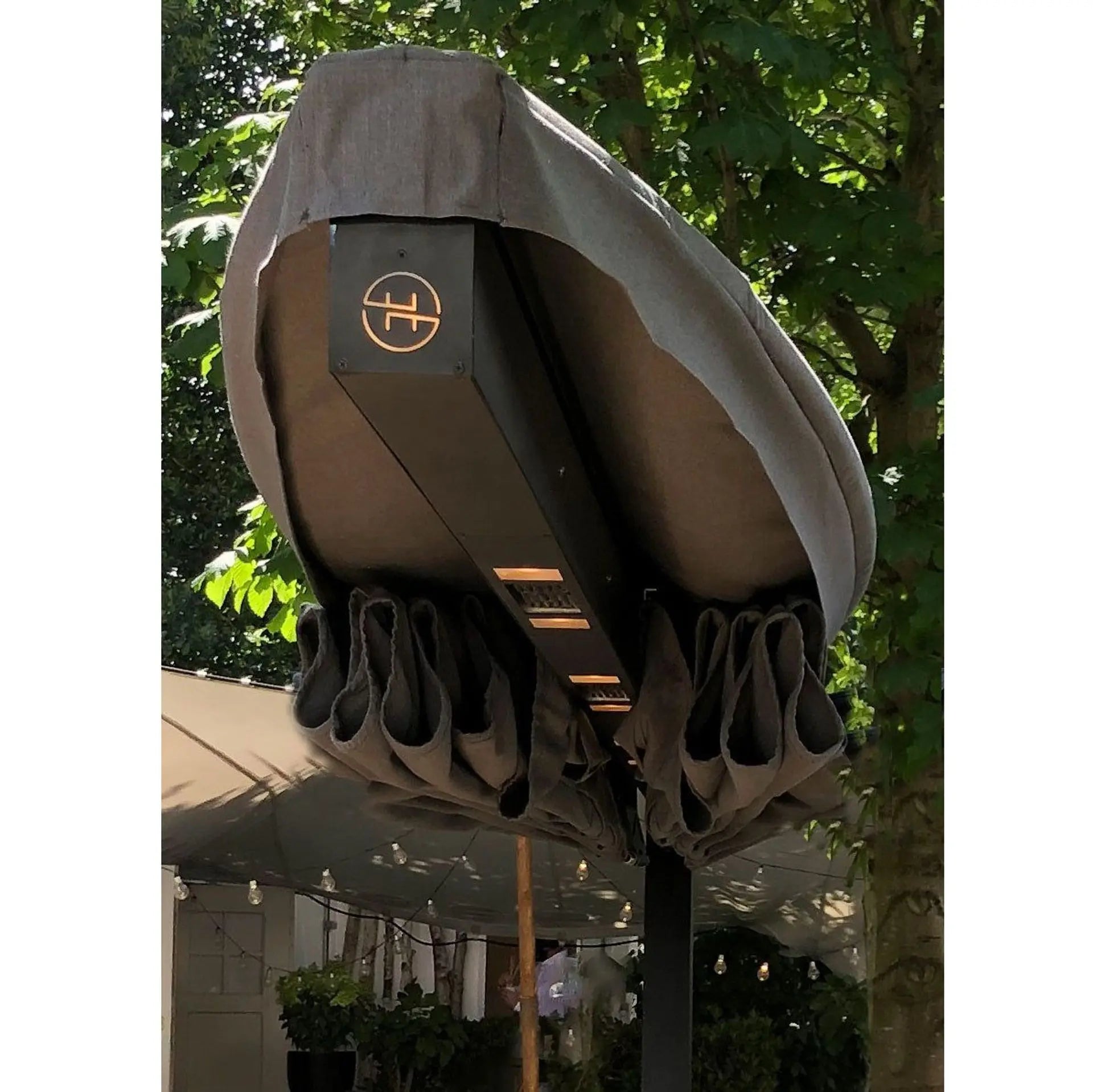 LEAF Outdoor Heater, Umbrella, and Mister by Heatsail Heatsail