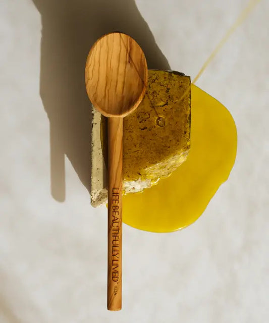 THE OLIVE WOOD SPOON - LIFE BEAUTIFULLY LIVED elia