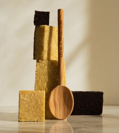 THE OLIVE WOOD SPOON - LIFE BEAUTIFULLY LIVED elia