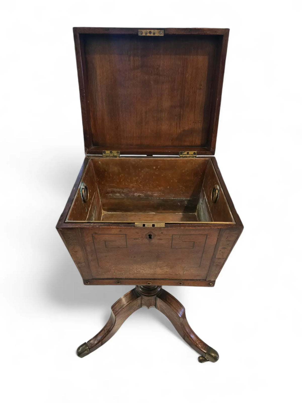 Antique English teapoy HOME CRUSH