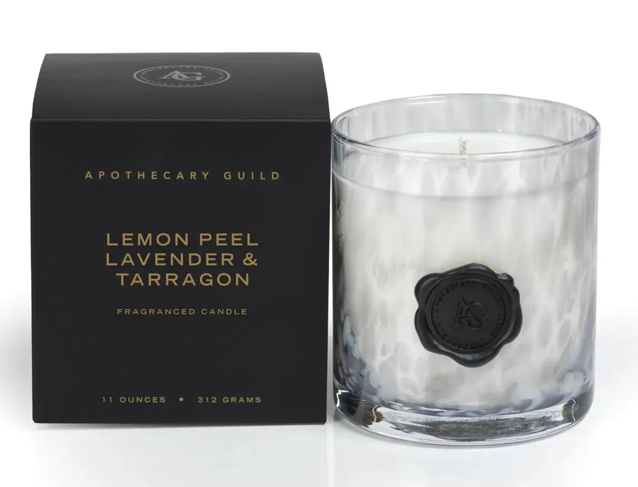 Apothecary Guild Opal Glass Candle Jar in Gift Box Home Crush