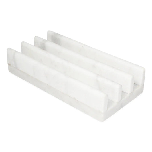 White Marble Chopping/Cheese Board Stand: Marble / White BIDKhome