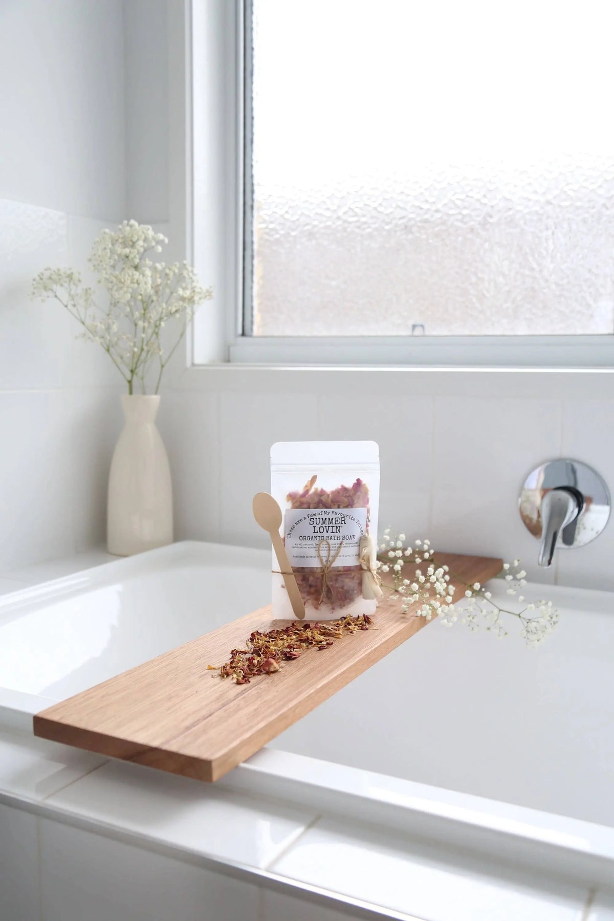 Wooden Bath Caddy Home Crush