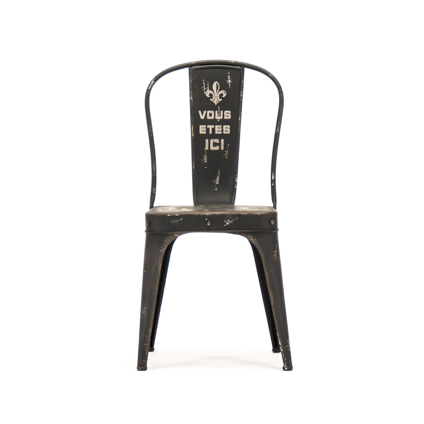 Christelle Iron Chair: Iron Antique Black Home Crush