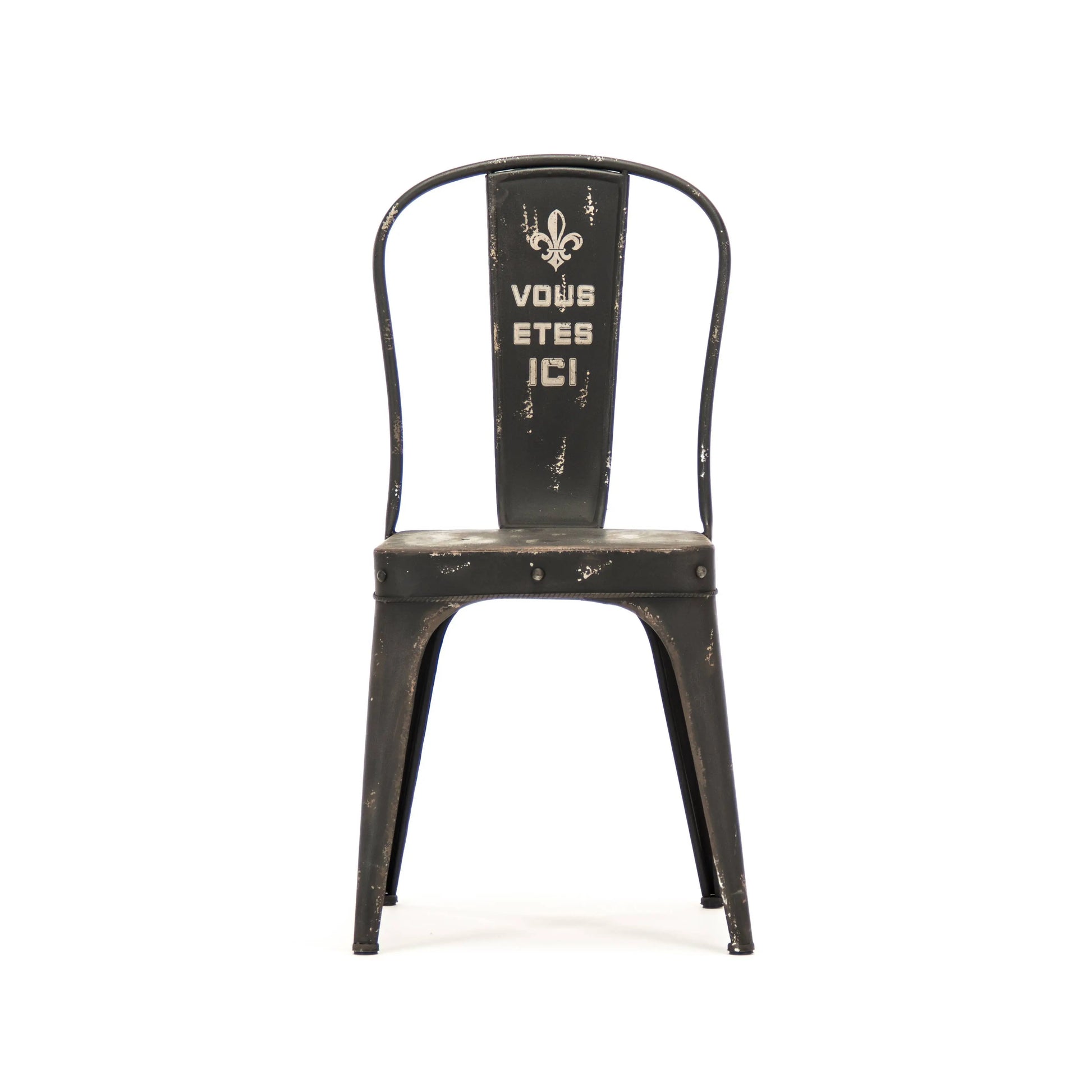 Christelle Iron Chair: Iron Antique Black Home Crush