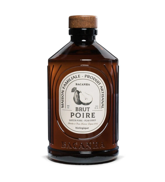 Raw Pear Syrup - Organic - 400 ml Bacanha USA & Canada