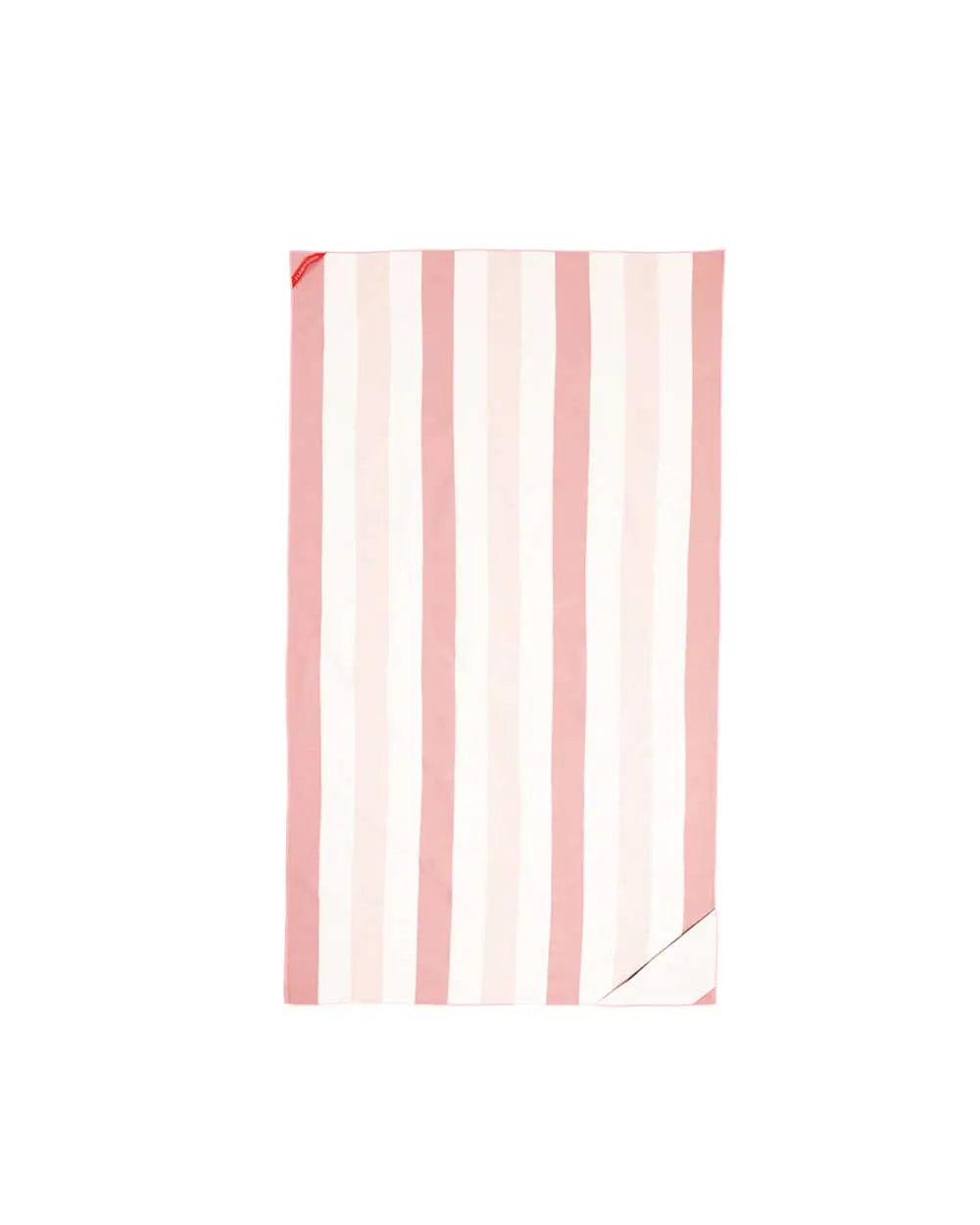 Extra Large Pink Striped Quick Dry Towel Flamingueo