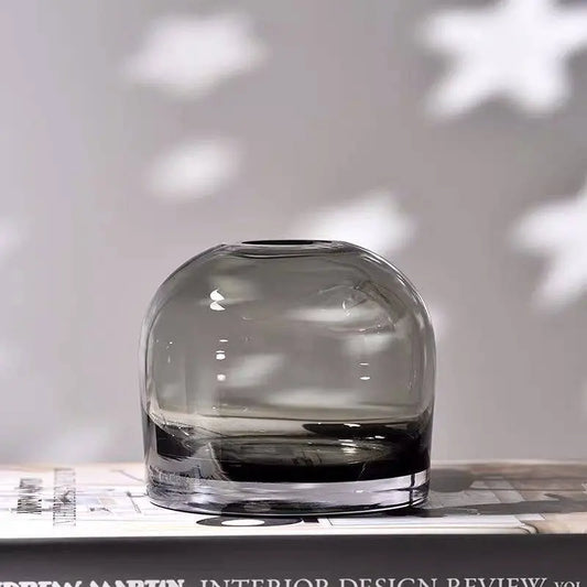 Wide Glass Vase BlakOutlet