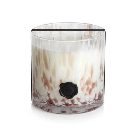 Apothecary Guild Opal Glass Three Wick Jar Home Crush