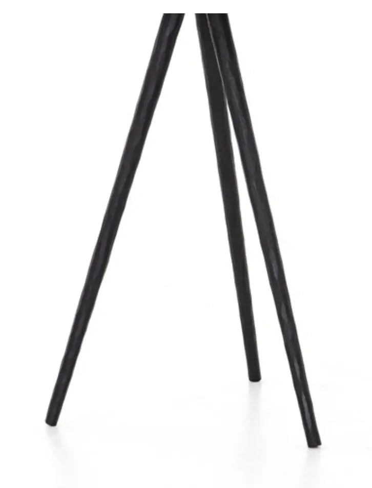 Trula End Table Rubbed Black Home Crush