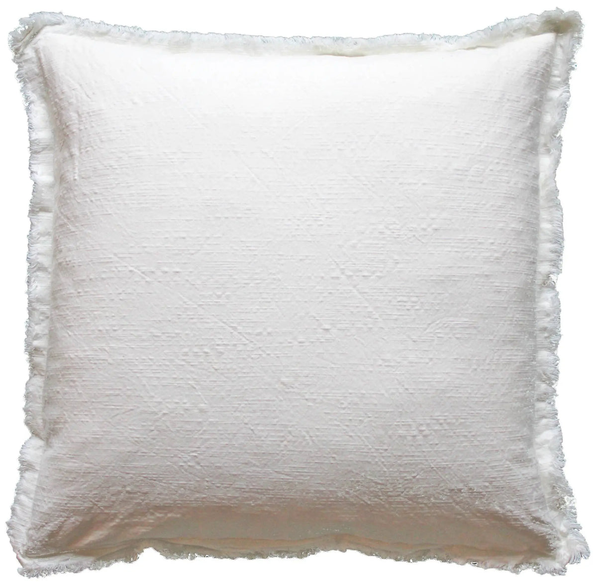 Fringe Pillow (Sham Only) -Ivory Home Crush